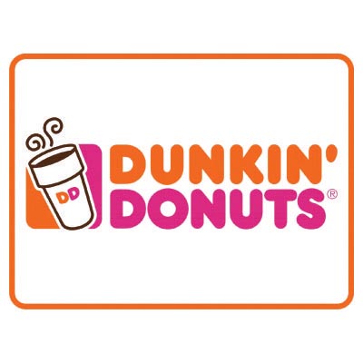Custom dunkin donuts logo iron on transfers (Decal Sticker) No.100419